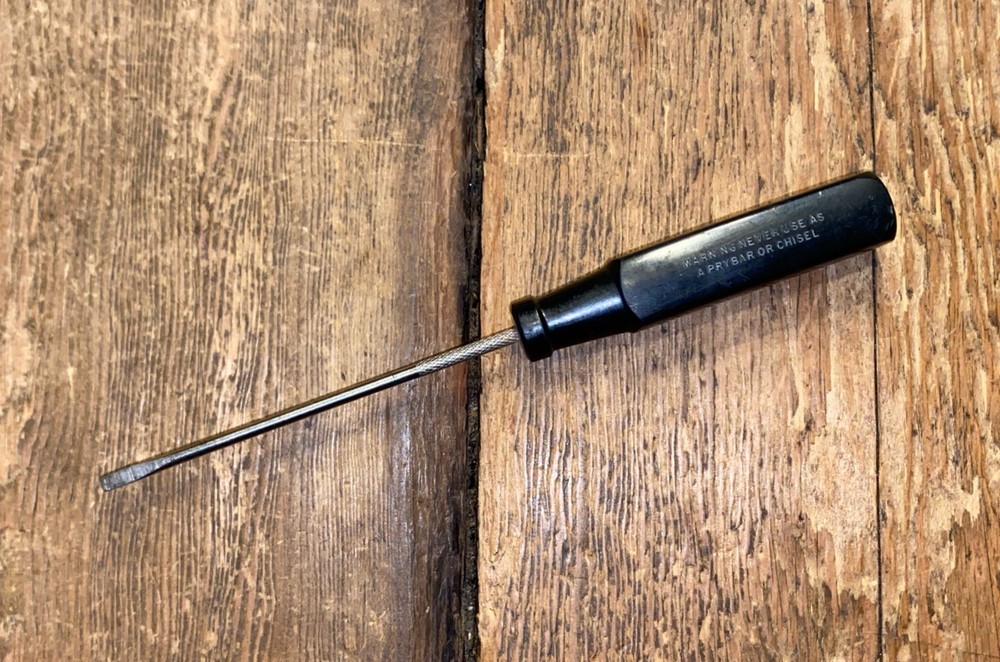 SNAP-ON TOOLS USA ELECTRONICS PRECISION TIP SCREWDRIVER 1/8" SSDE44B OLD TOOLS