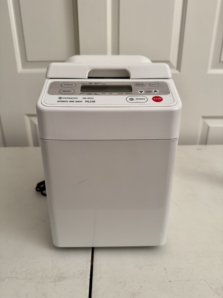 Vintage Bread Machine Hitachi HB-B201 PLUS Automatic Home Bakery Bread Machine @