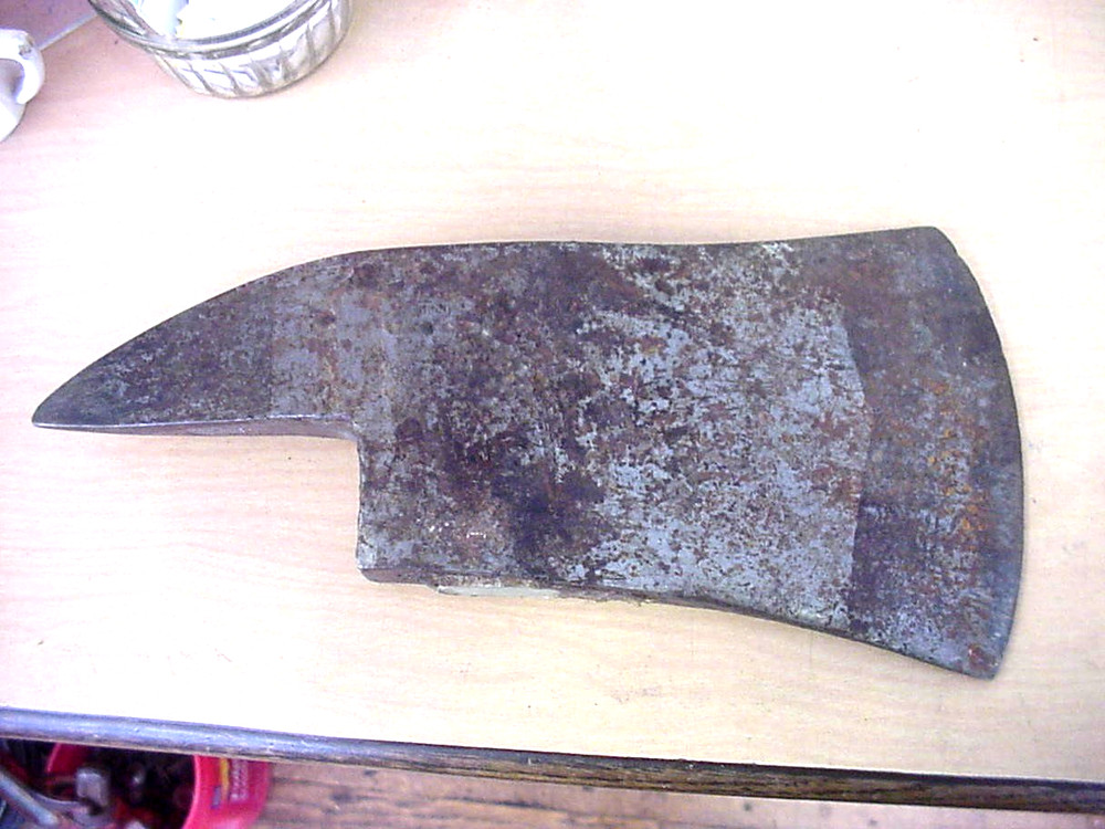 Engine #2 Large Fireman's Firefighters Axe Head With Spike Wt = 7 Plus Pounds