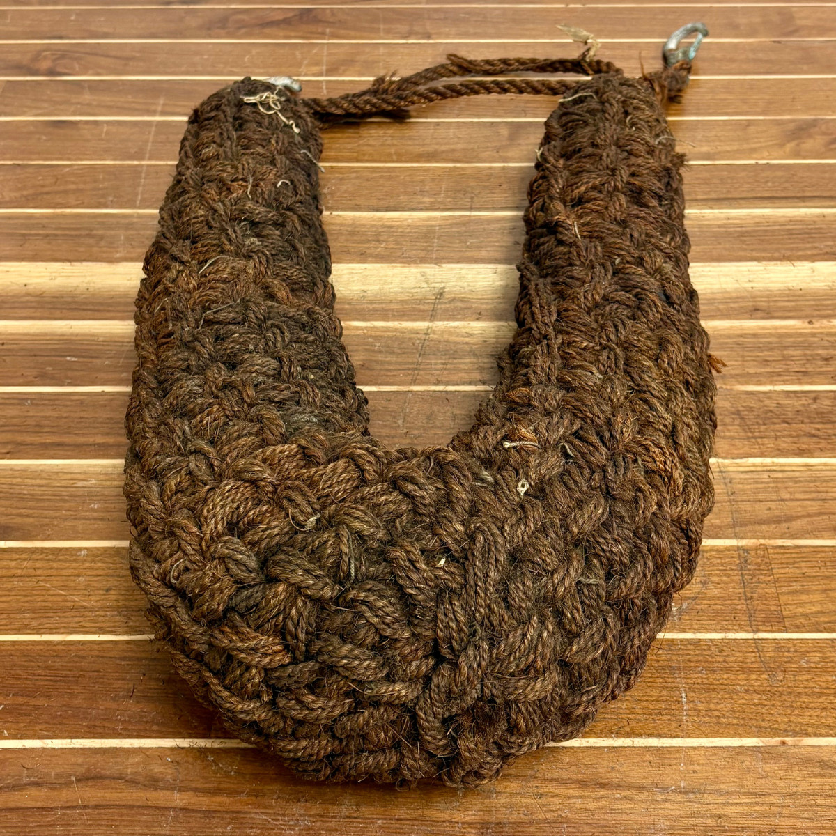 Vintage Penn Yan Natural Fiber Bow Fender Bumper – Nautical Rope Dead Stock