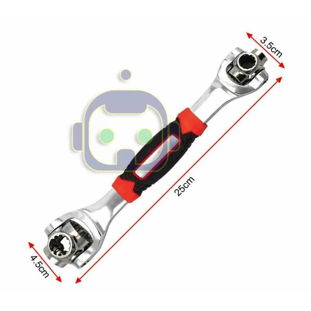 52 in 1 Universal Wrench Multi-Function Socket Tiger Spanners Adjustable Tools