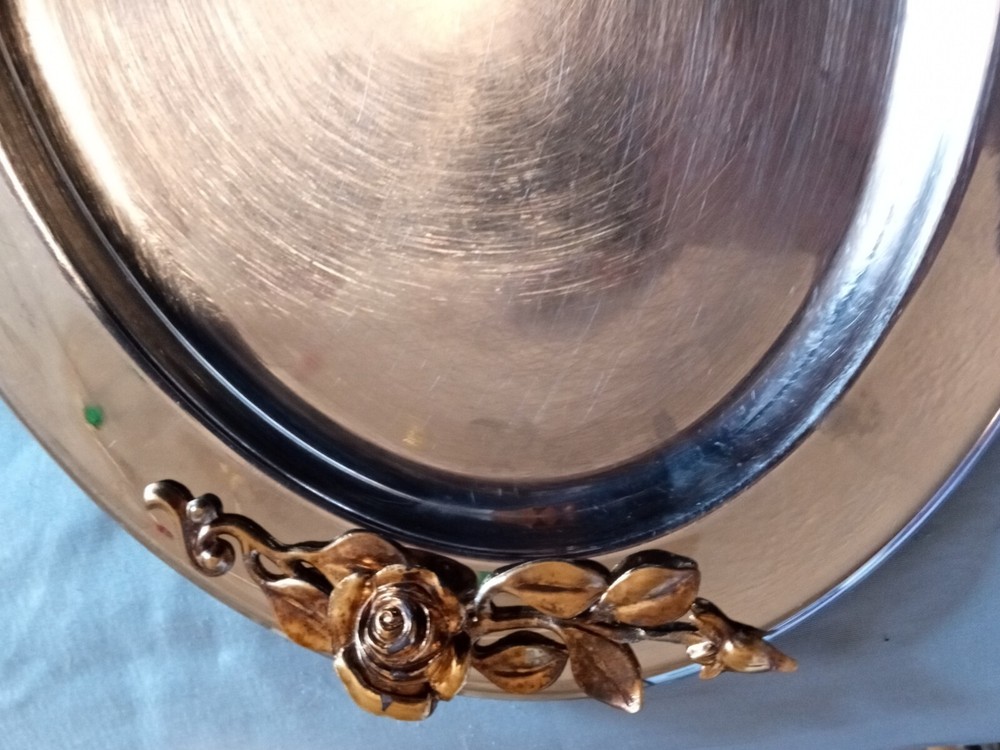 Silverplate Oval Serving Platter