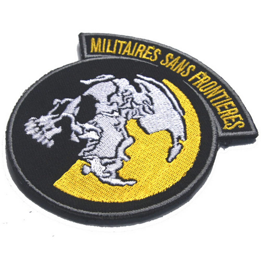 METAL GEAR SOLID MGS PEACE WALKER MILITAIRES SANS FRONTIERES HOOK LOOP PATCH