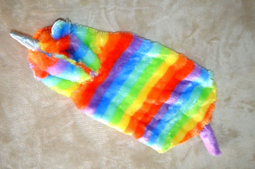 Dog jacket outfit size small Unicorn Rainbow