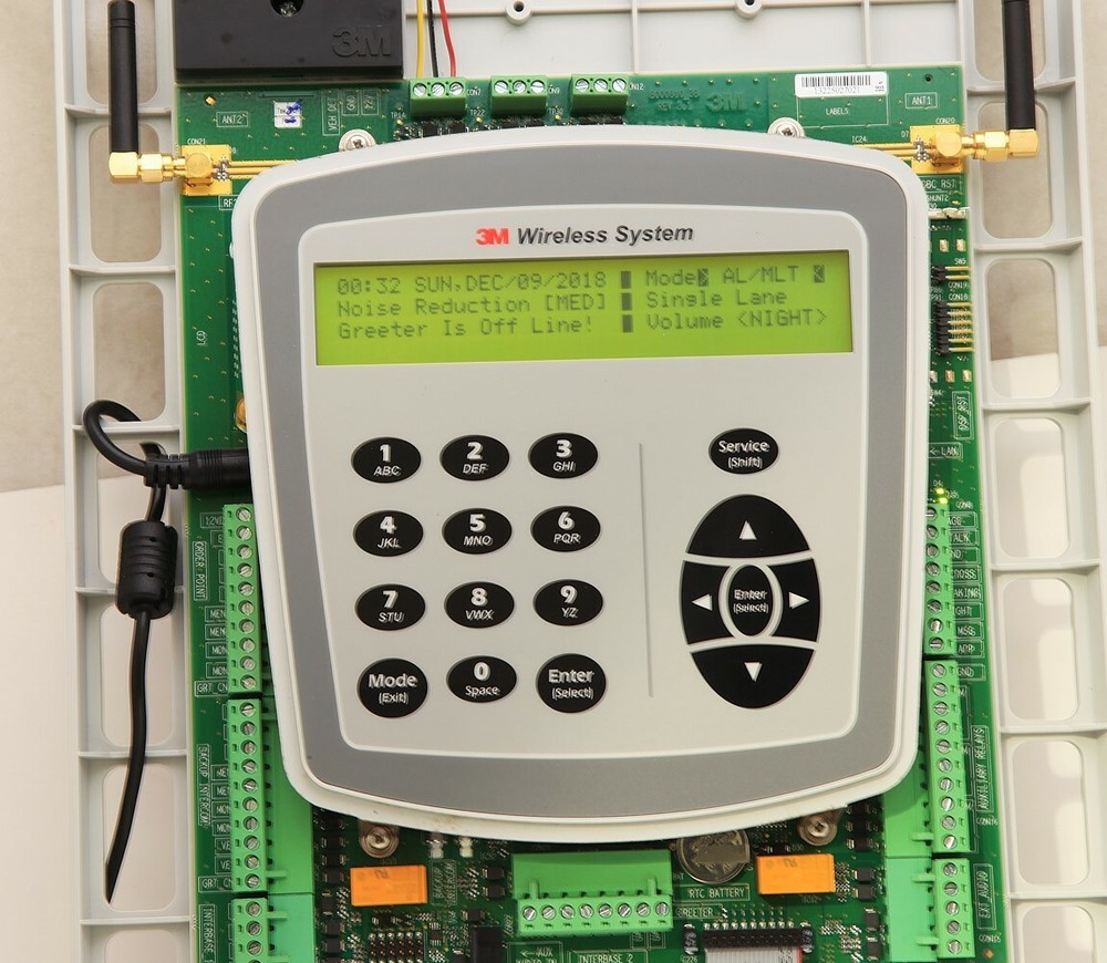 3M 1BAE XT-1 Wireless Drive Thru Intercom Base + Vehicle Detector & Greeter XT1