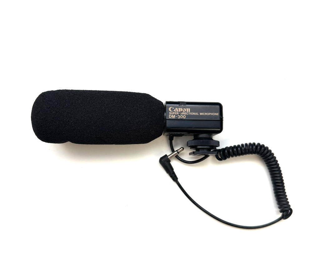 Canon DM-300 Super-Directional Microphone – Powers On Untested