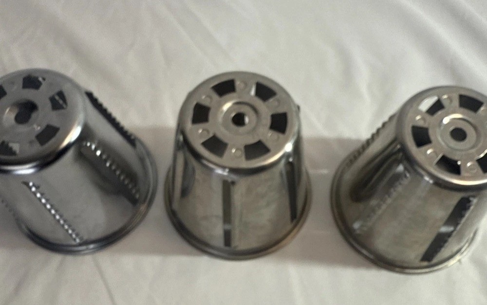 Saladmaster Food Processor Grater Slicer Shredder 3 Replacement Cones