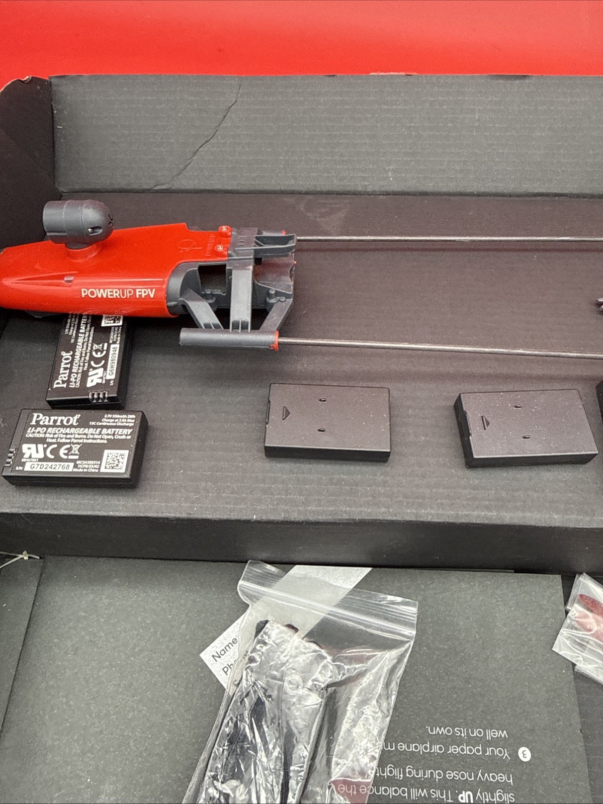 RARE Powerup X FPV Experimental Live Streaming Paper Plane