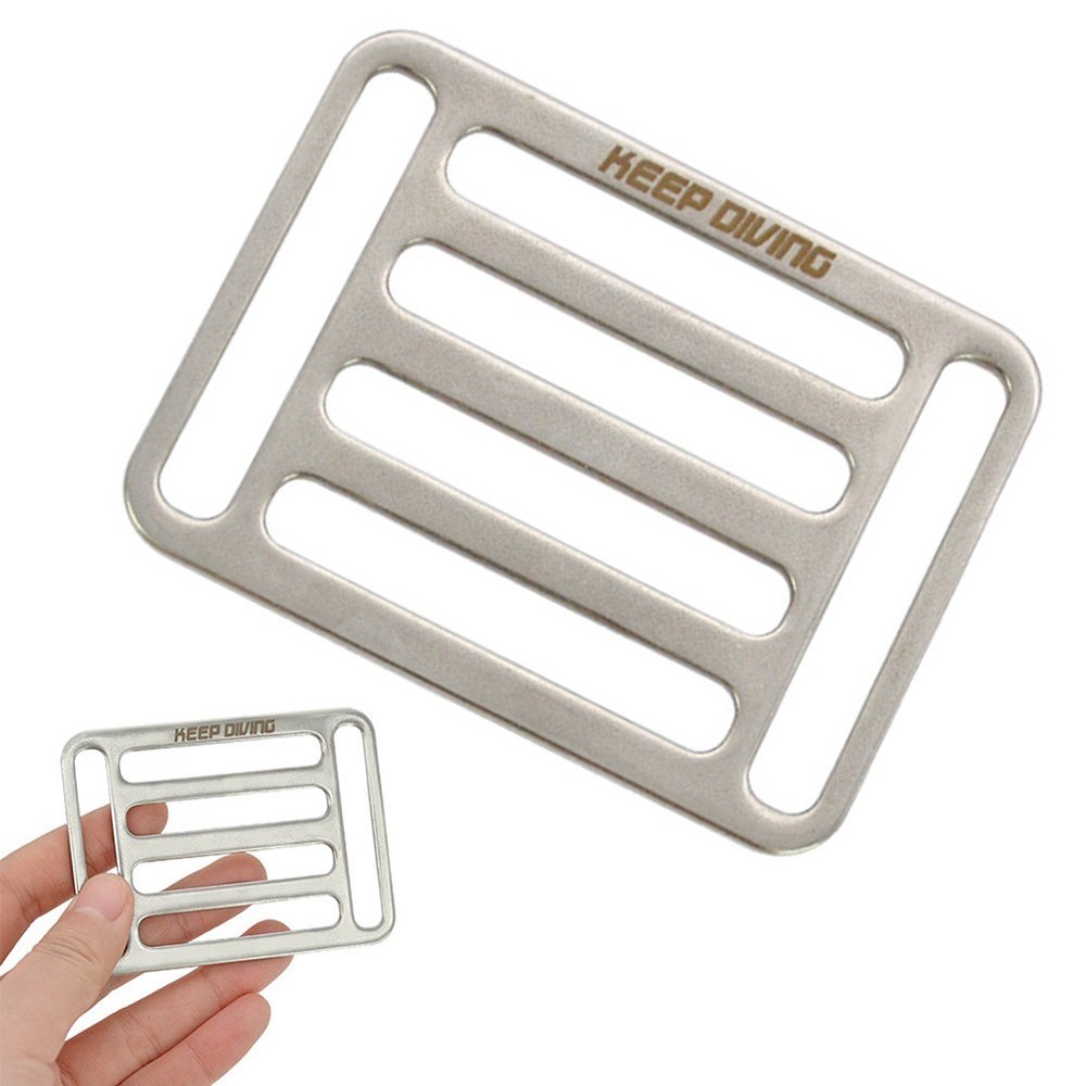 Convenient Sidemount Buckle Webbing Harness Keeper for Diving Applications