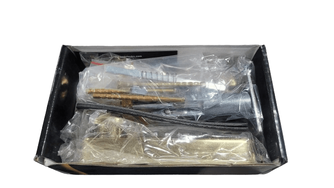 Codelocks Mechanical Combo Door Lock Latchbolt Hex CL210PB-PVD in Polished Brass