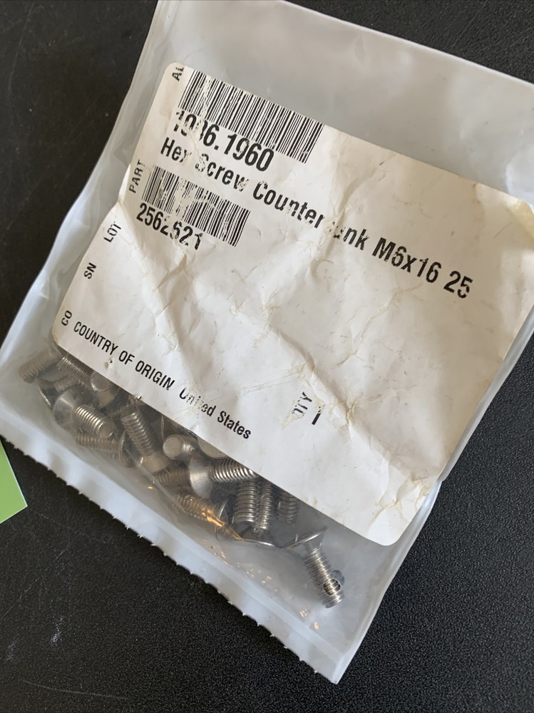Rational Combi Steamer Replacement Part No.1006.1960 (25)Hex Socket Counter Sunk