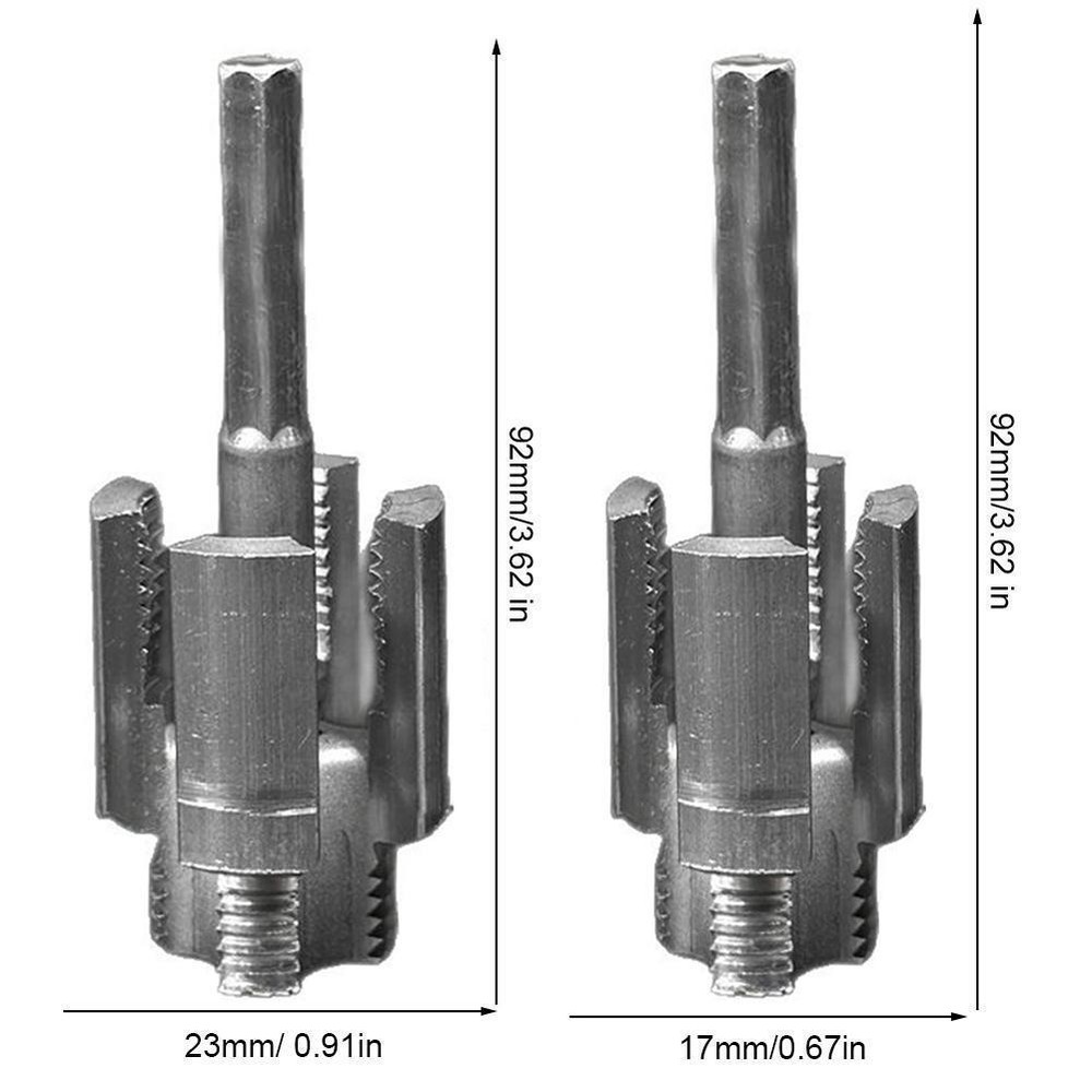 Integrated Internal External Pipe ThreadingTool PVC Pipe Threader Kit 2pc/set