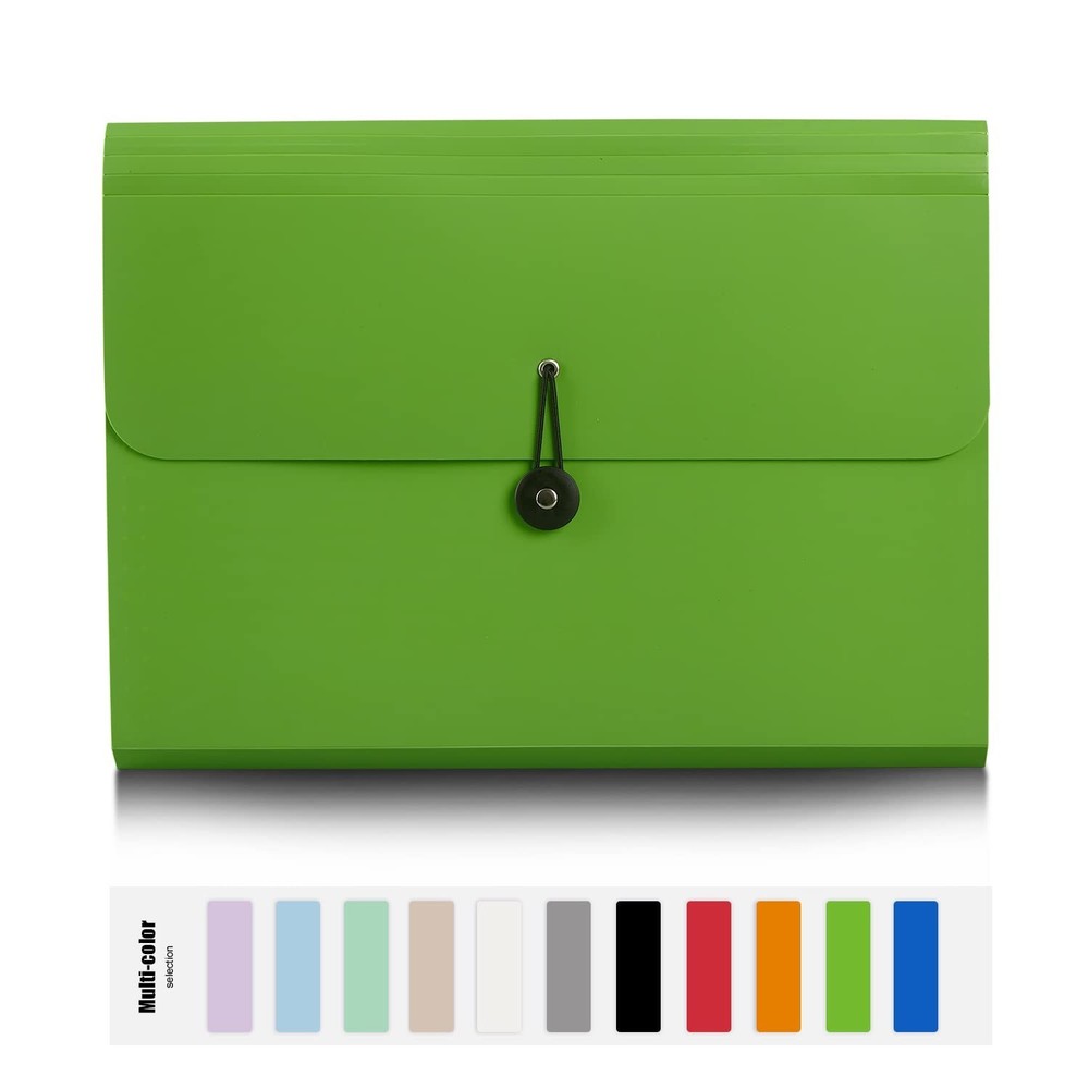 Expanding File Folder File Organizer with 13 Pockets Accordion Filing Folder ...