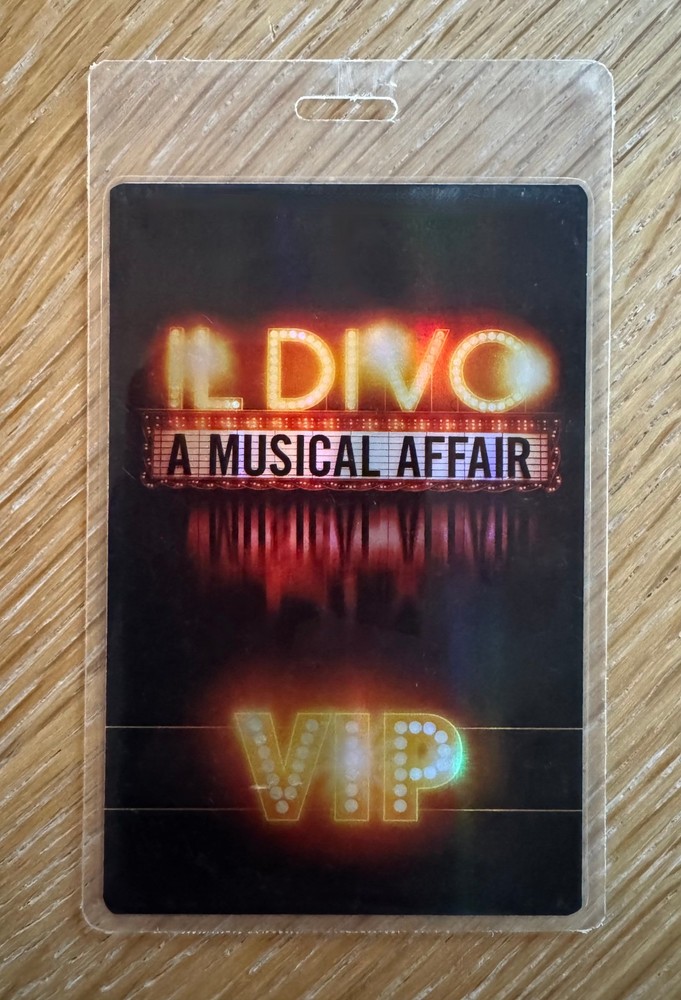 IL DIVO - Backstage Pass - A MUSICAL AFFAIR Tour