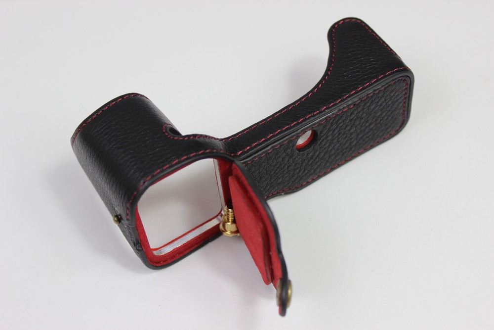 Genuine Real Leather Half Protector Case Grip for Sony Alpha A7C Camera