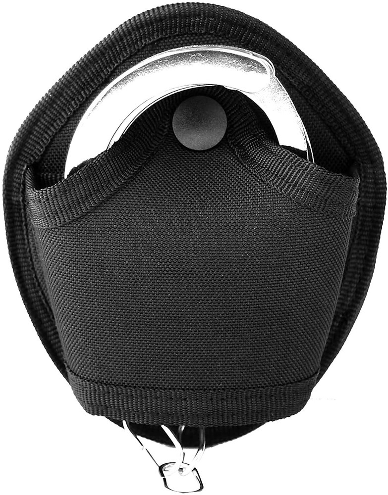 Open Top Molle Nylon Handcuff Case Hand Cuff Pouch Holder for Chain or Hinged