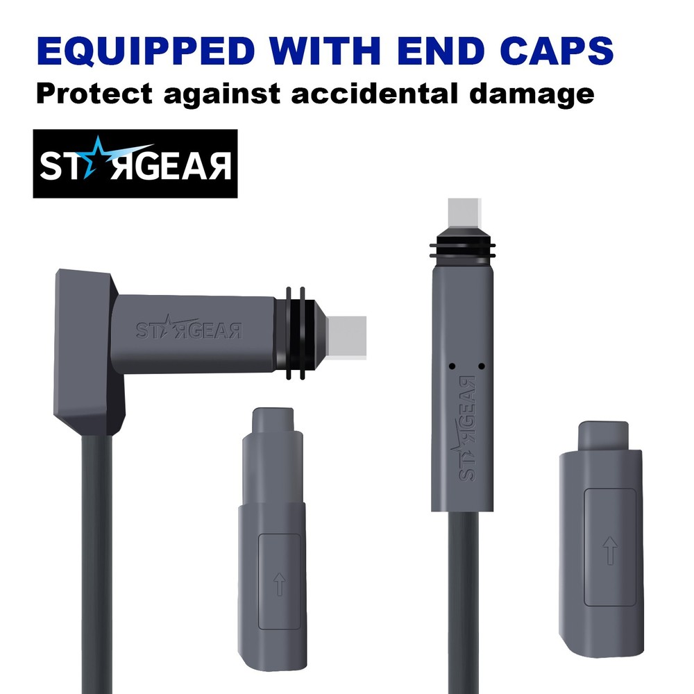 For Starlink Rectangular Satellite V2 150 ft Replacement Cable Dish Router Kit