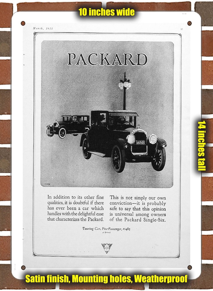 Metal Sign - 1923 Packard Vintage Ad 04