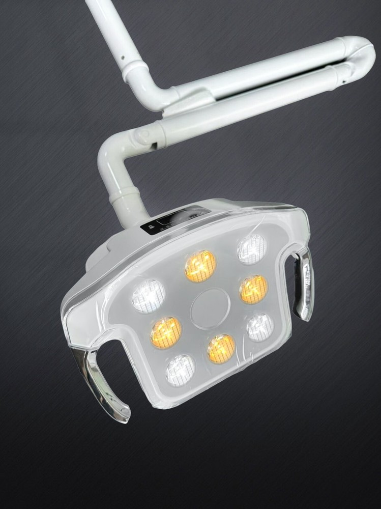 Dental Operating Light Ceiling Mounted 8 Bulbs LED Light with Sensor Touch Sceen