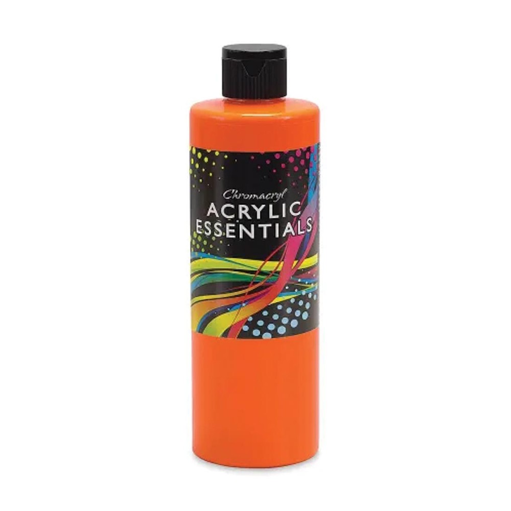 Chromacryl Acrylic Essentials Paint Pint Orange
