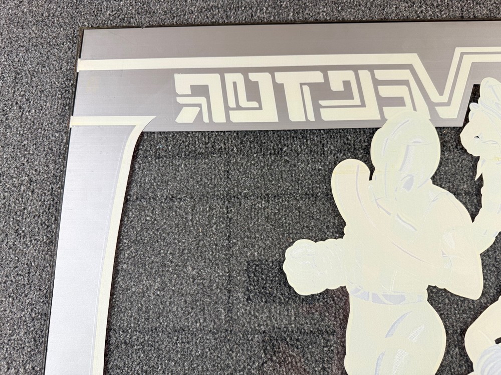 Bally Vector Pinball Machine Game Backglass Outer ORIGINAL