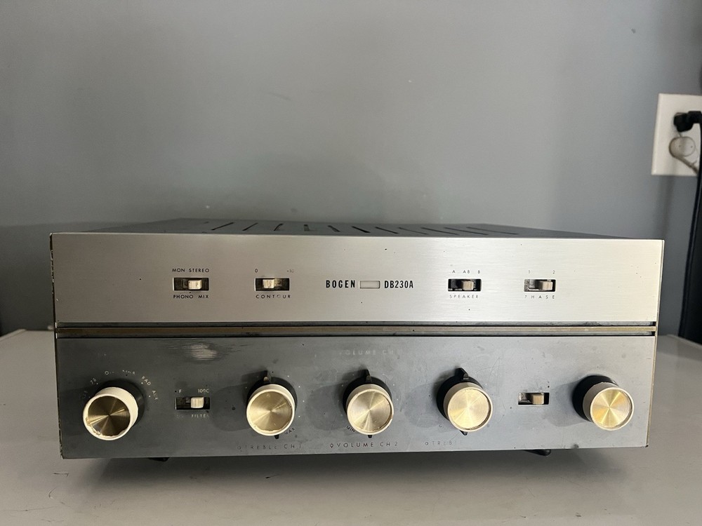 RARE !!! VINTAGE BOGEN db230A  Tube Amplifier WORK!!