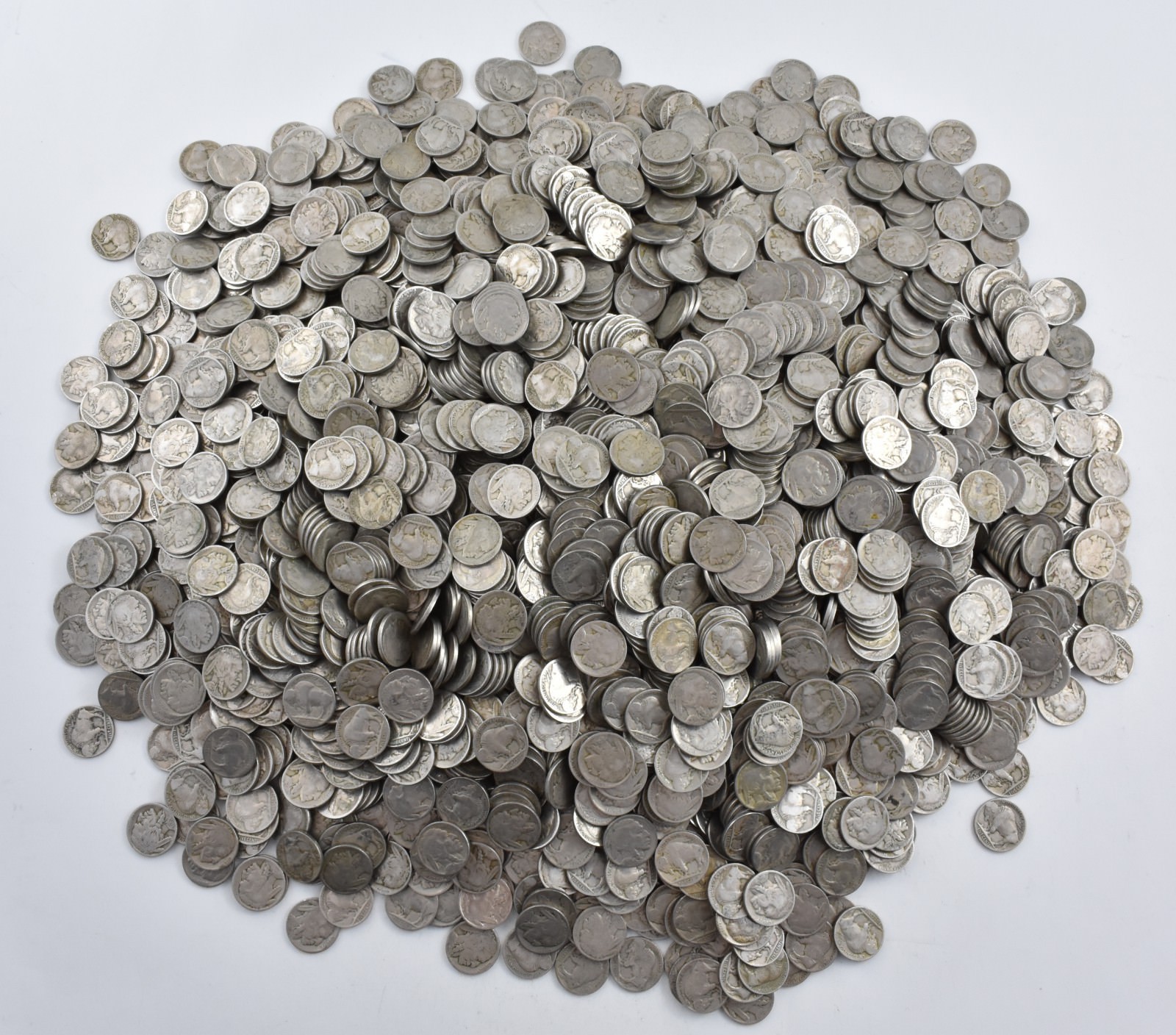 Roll 40 Mostly 1930's Some 1920's Full Date Buffalo Nickels