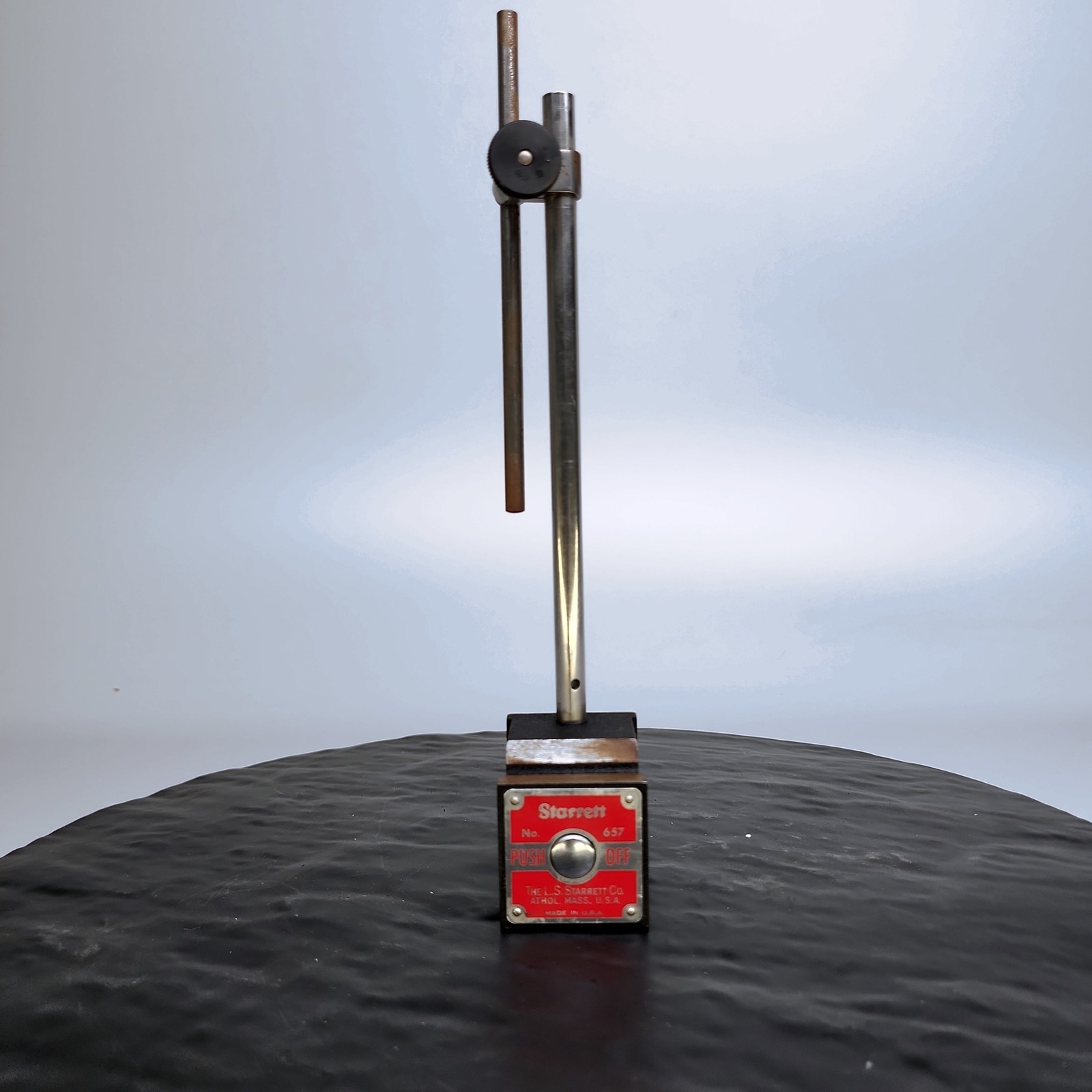 Starrett 657 Magnetic Base Indicator Holder Dial Test Machinist USA Made