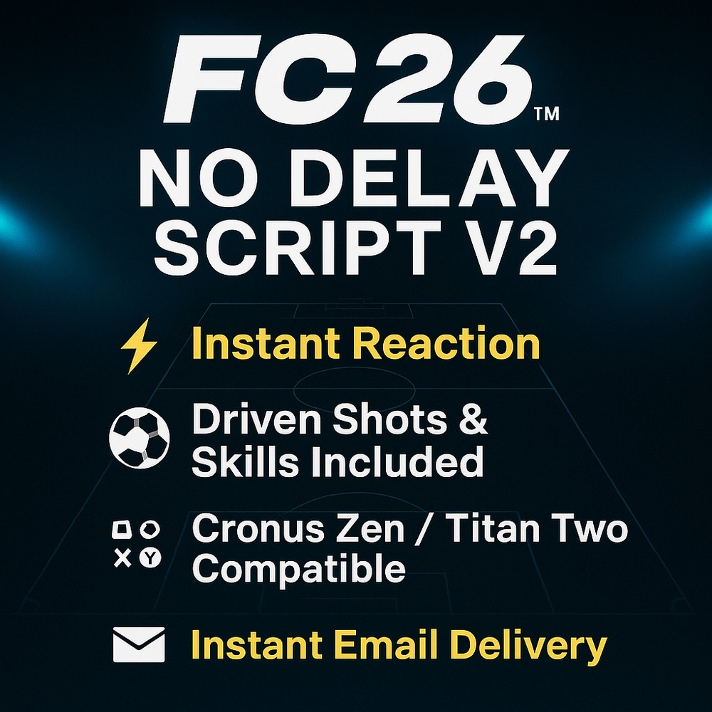 FC 26 - No Delay Script V2 | Fastest Response | Driven Shots & Skill Moves