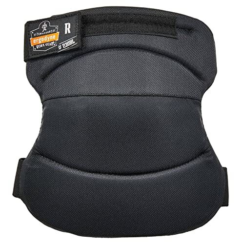 ProFlex 230HL Wide Soft Cap Knee Pad, Black Hook & Loop Closure