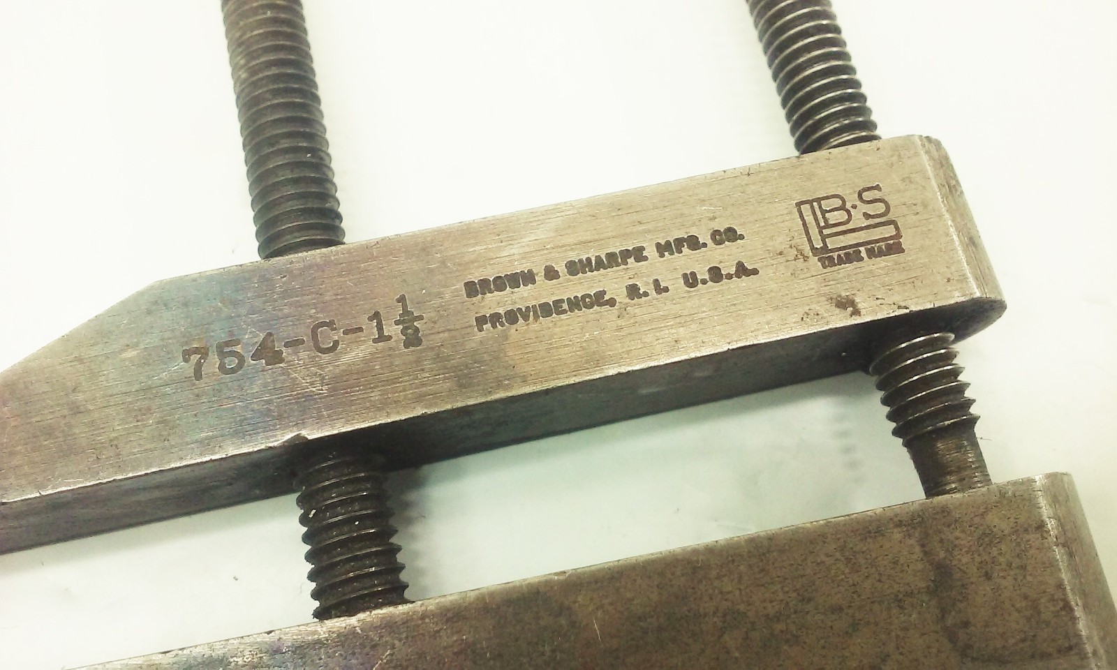 BROWN & SHARPE 754-C-1 1/2" Tool Makers Machinst Parallel Clamp USA