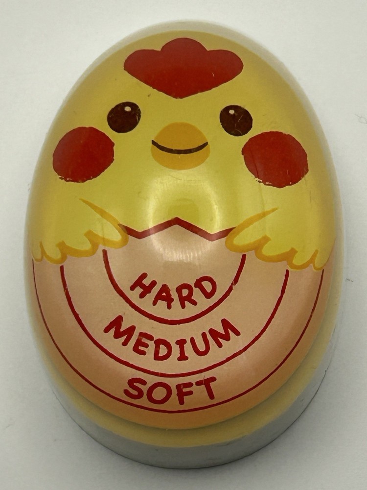 Egg Timer for Hard Boiled Eggs Soft Boiled Color Changing Indicator Chicken