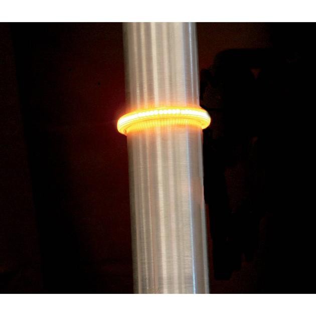Custom Dynamics TruWrapz LED Fork Lights 39mm Amber/Smoke
