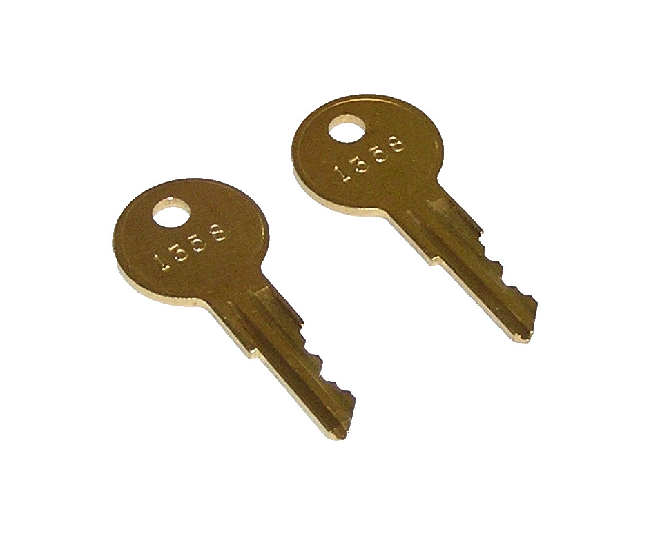 2 - 1358 Replacement Keys fit Bosch Fire Alarm Panel Pull Stations