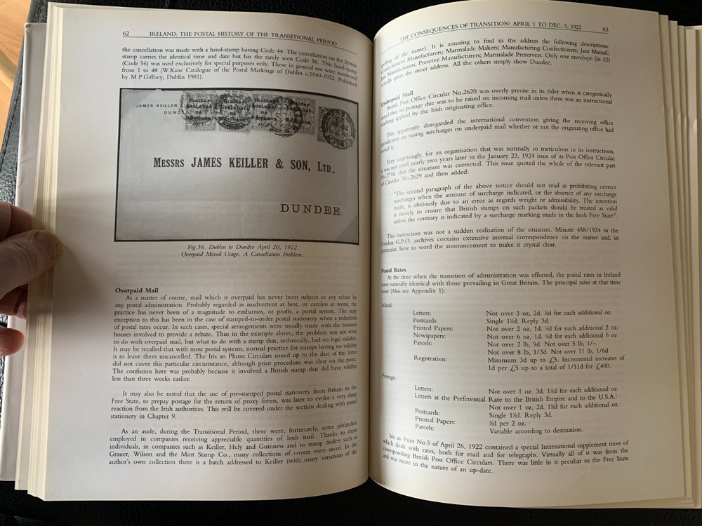Ireland’s Transition Postal History Transitional Period C I Dulin philately