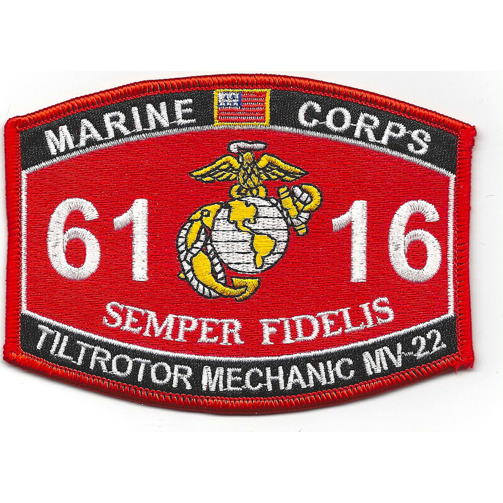 6116 Tilt Rotor Mechanic MV-22 MOS Patch