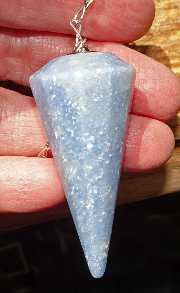 Blue Quartz Pendulum (Dumortierite) p23