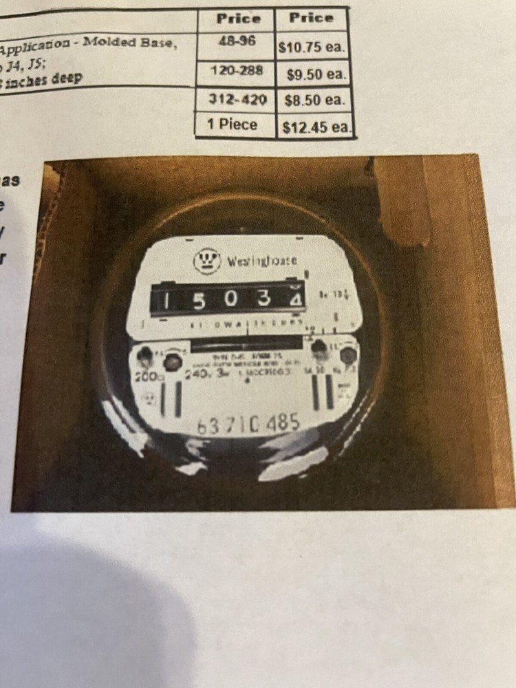 Lexan/Polycarbonate Replacement Meter Cover