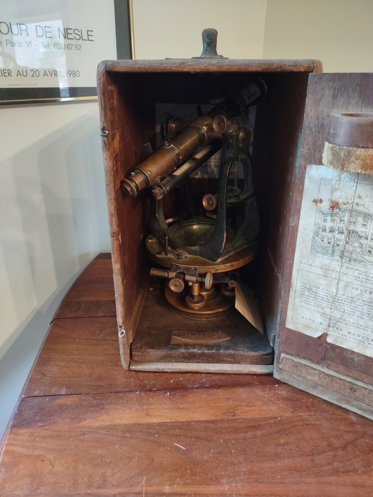 buff and buff antique surveyors transit