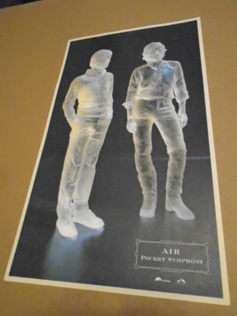 RARE PROMO Air lithograph POSTER Pocket Symphony JB Dunckel jarvis cocker pulp !