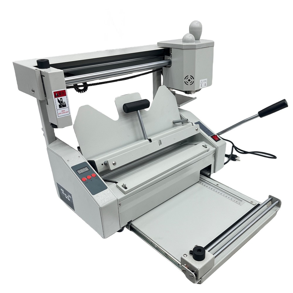 A4 Hot Glue Book Binder Binding Machine Manually w Indenting Creasing Function