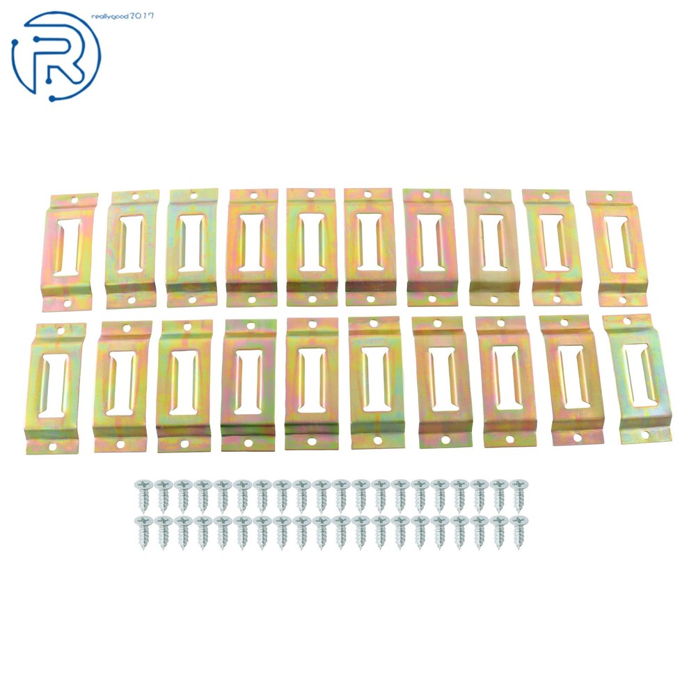 For Trailers Trucks Enclosed E Track Tie Down Secure Cargo Single Slots 20 Pack