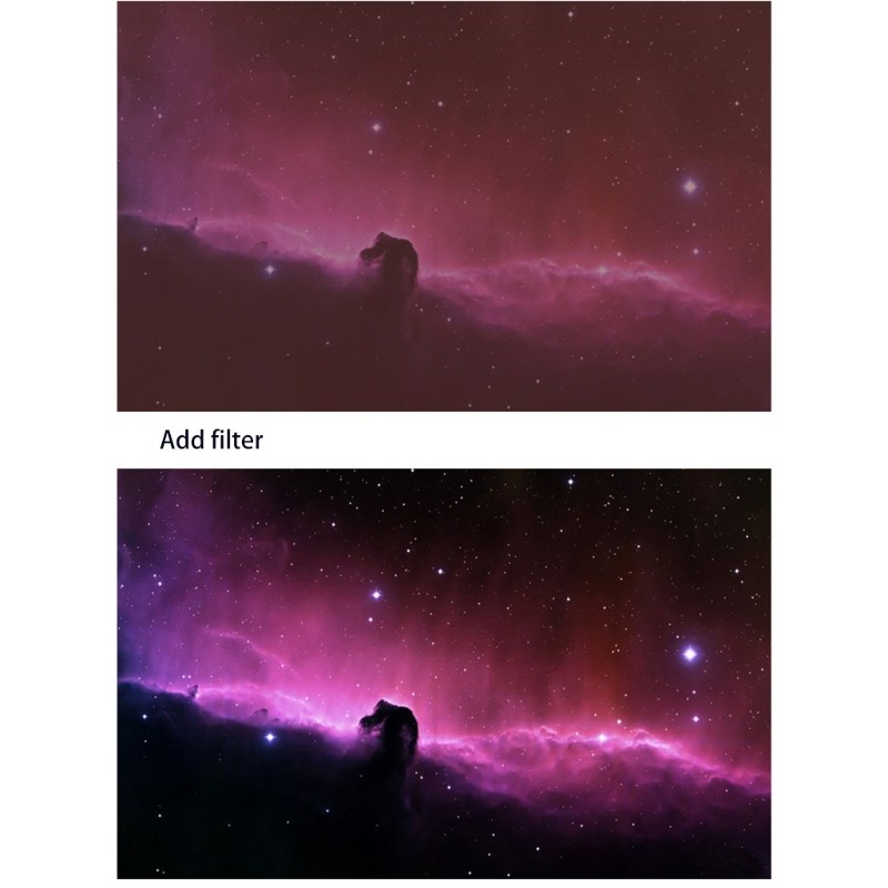 1.25 Inch UHC Light Pollution Reduction Filter Improve for Image Contrast Telesc