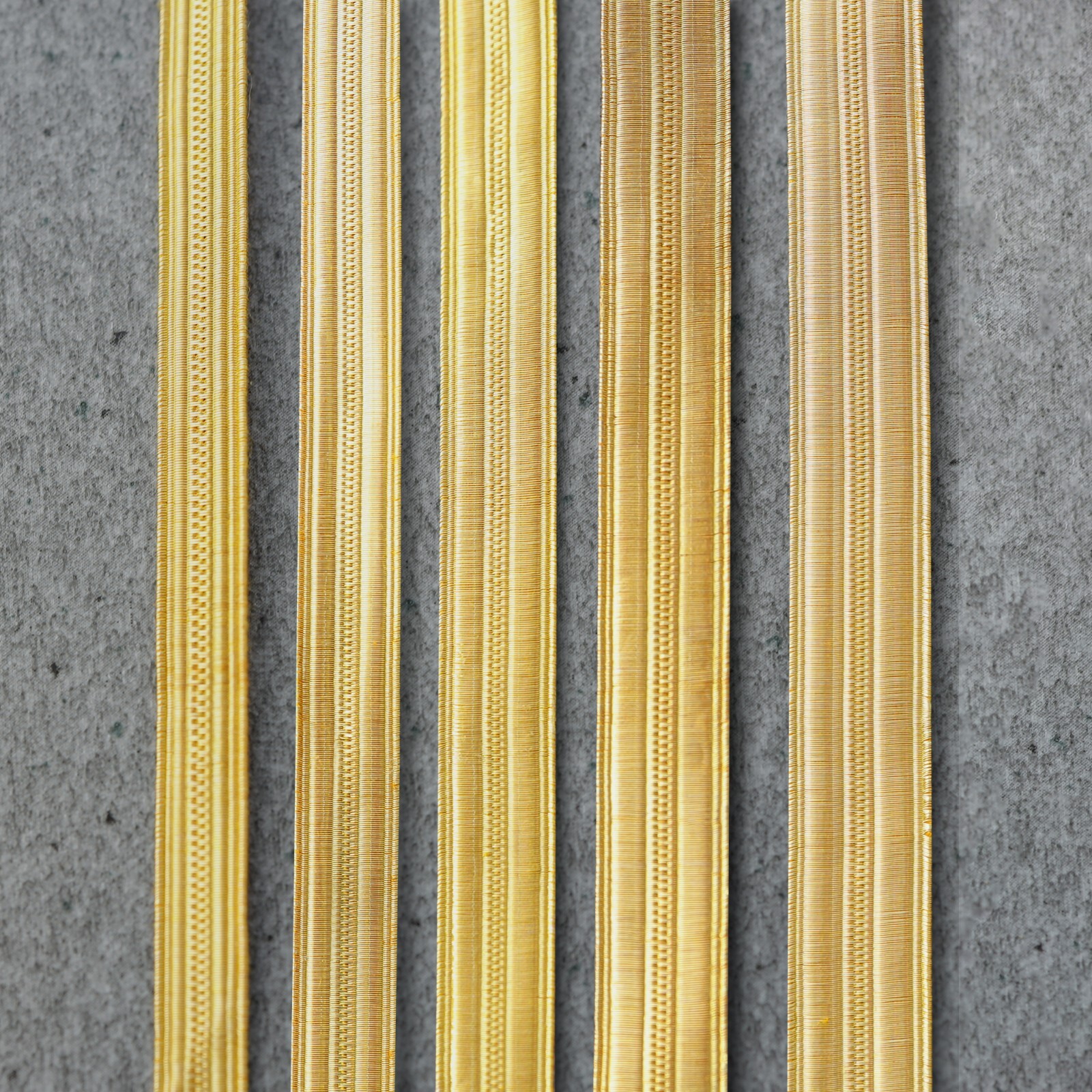 Gold Bullion Braid Shiny Ribbon Trim For Army Uniform Mariner Epaulette NO.16