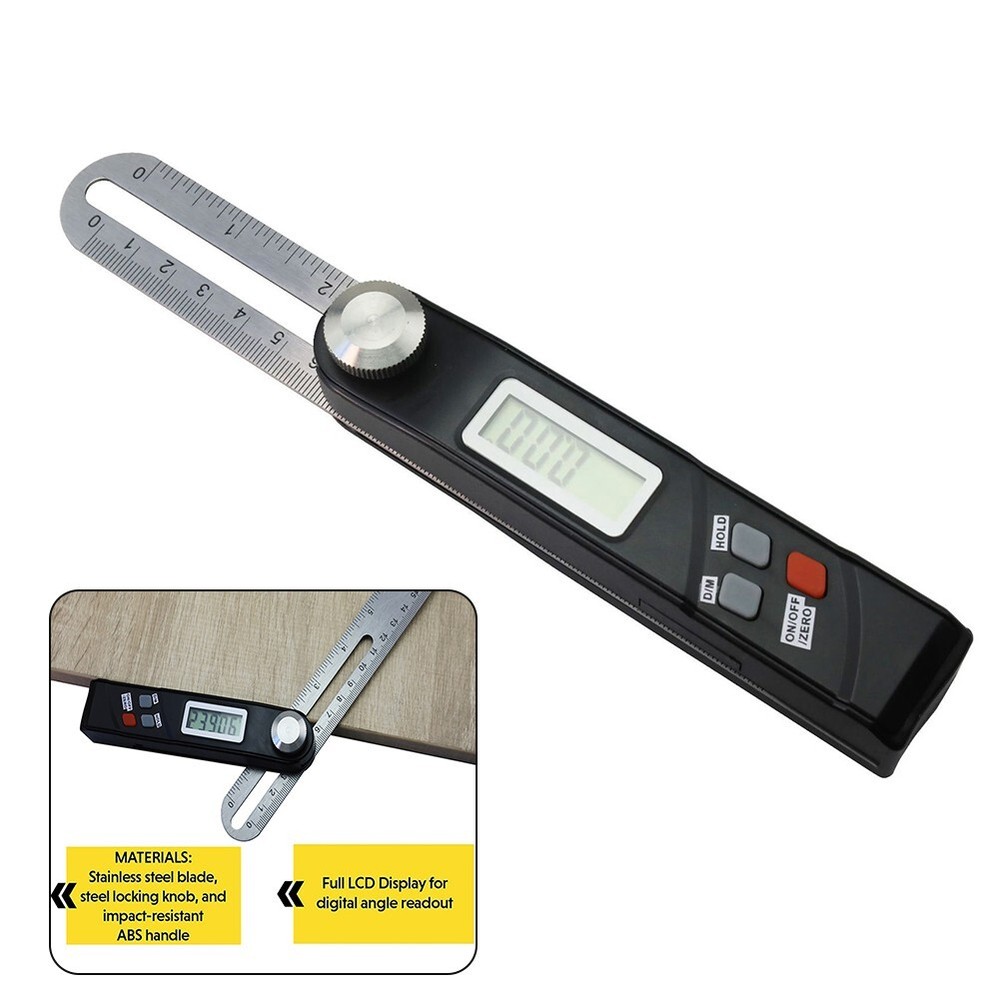Digital Angle Ruler 140 * 27 * 21mm Digital Protractor Electronic Level
