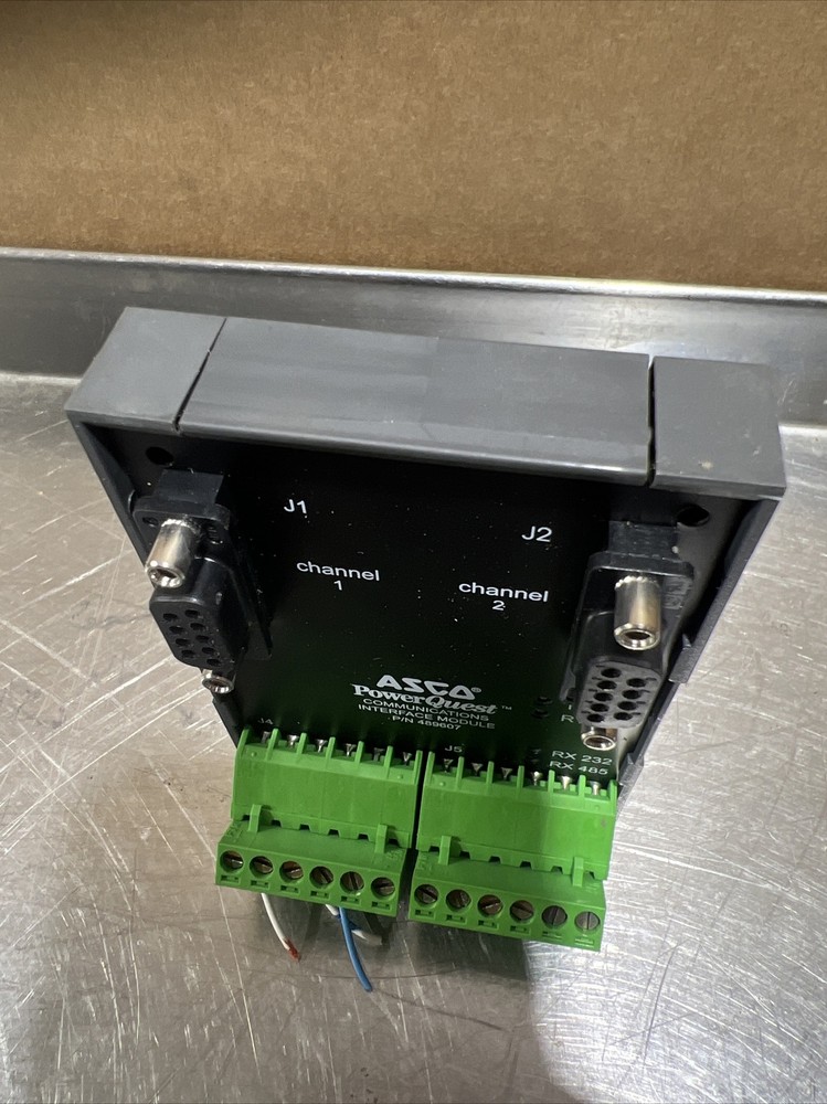ASCO Power Quest Communications, Interface Module PN 489607 Nos Surplus. Takeout