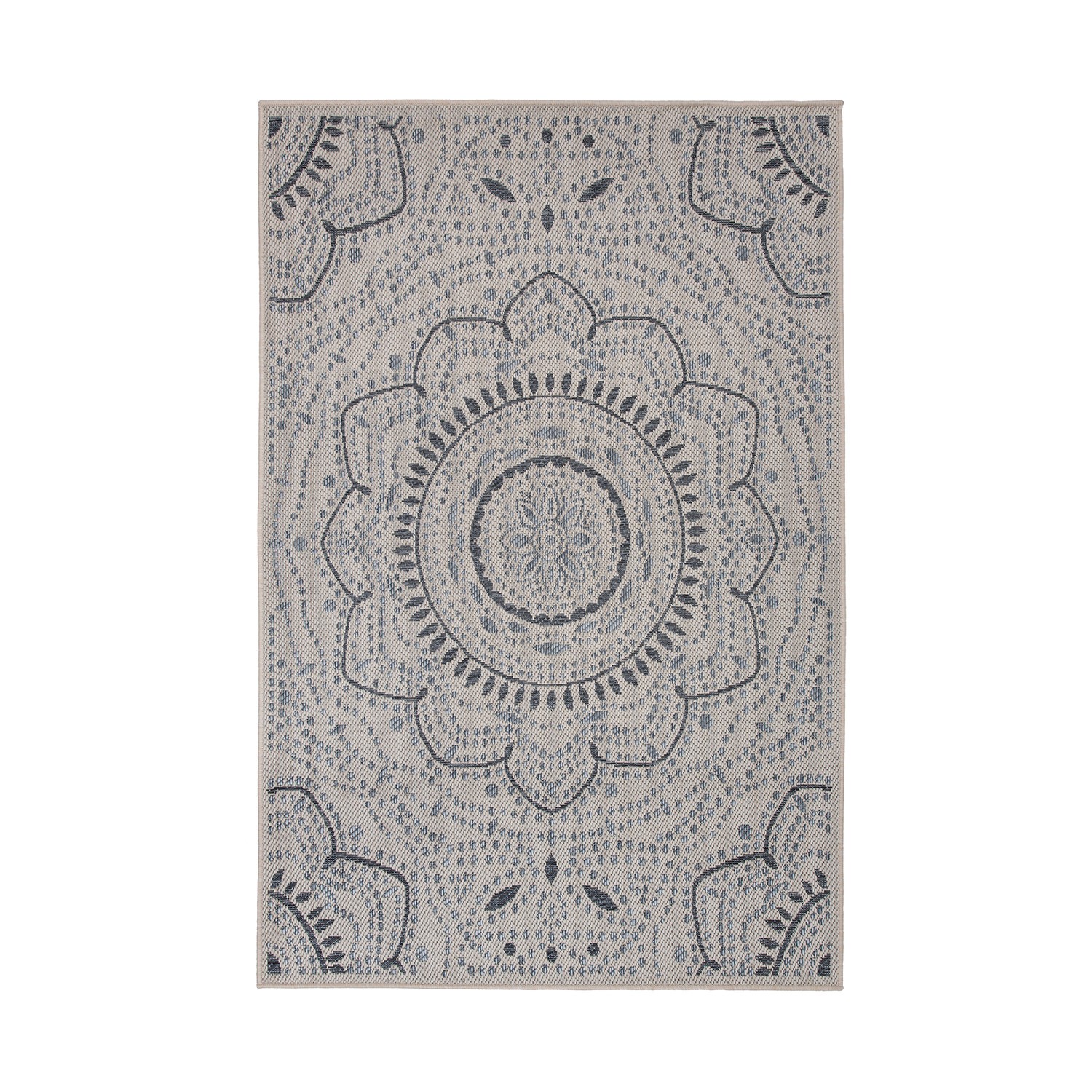 Rugshop Outdoor Rug Portia Oriental Medallion Indoor/Outdoor Area Rug Patio Rugs