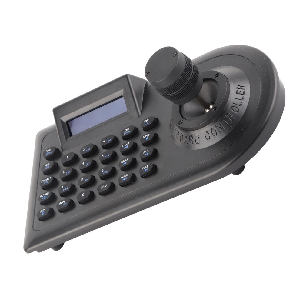US Plug 3D PTZ Camera Controller Strong Compatibility LCD Display With Joystick