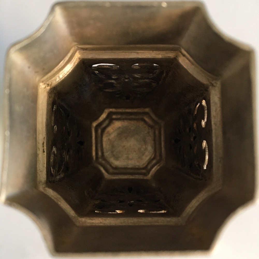 Antique Silver Plated Sugar Shaker Marked J&Co