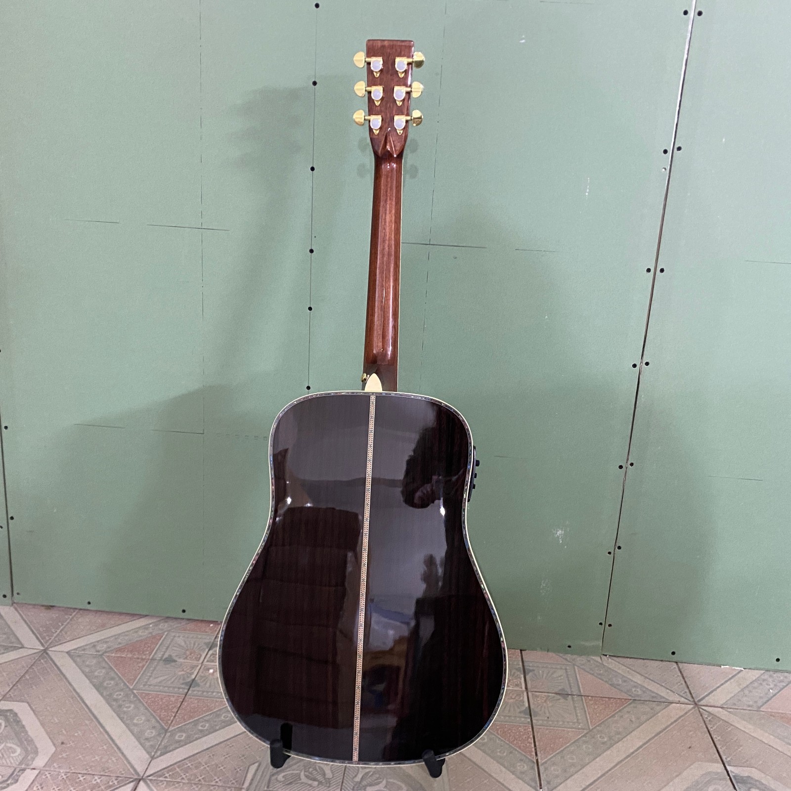 D45 41 inches solid spruce Acoustic guitar with EQ rosewood fingerboard